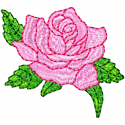 Flowers Embroidery Design 6